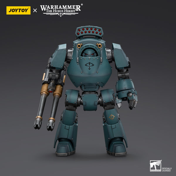 JoyToy 1/18 Warhammer Sons of Horus Contemptor Dreadnought con cannone automatico Gravis