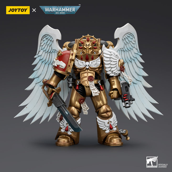 JOYTOY Warhammer 40K Blood Angels Sanguinary Guard with Encarmine Sword 1 Action Figure