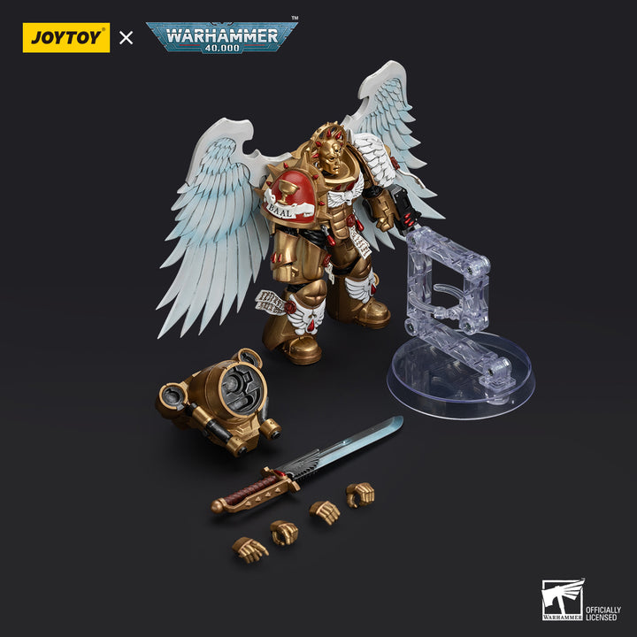 JOYTOY Warhammer 40K Blood Angels Sanguinary Guard with Encarmine Sword 1 Action Figure