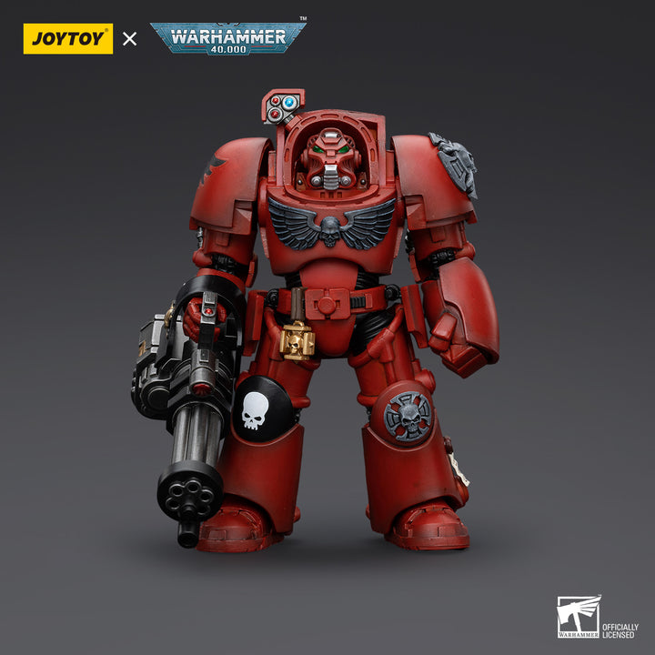 JOYTOY Warhammer 40K Blood Angels Terminator with Assault Cannon Action Figure