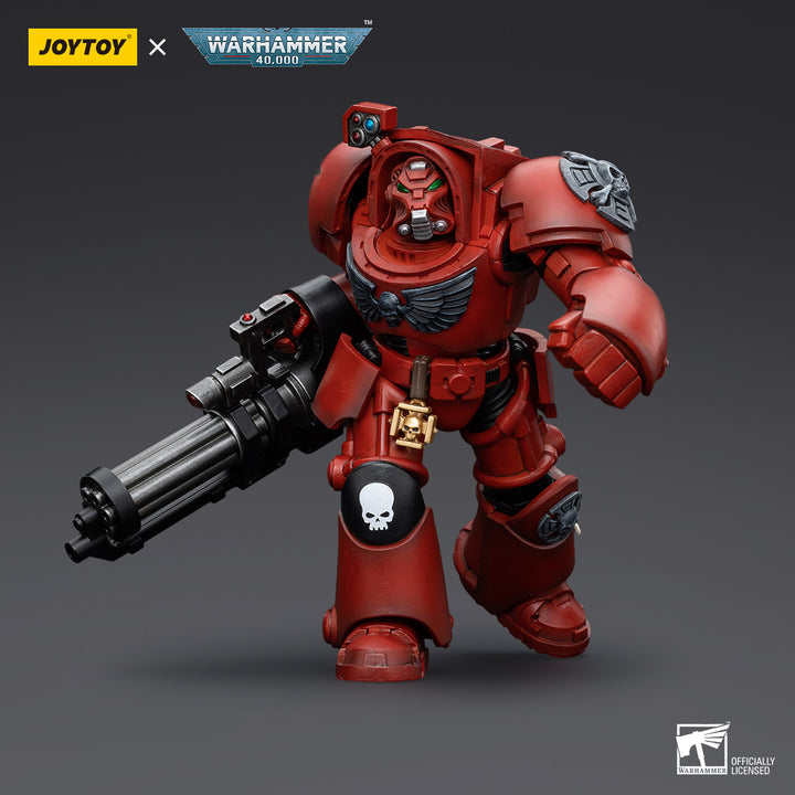 JOYTOY Warhammer 40K Blood Angels Terminator with Assault Cannon Action Figure