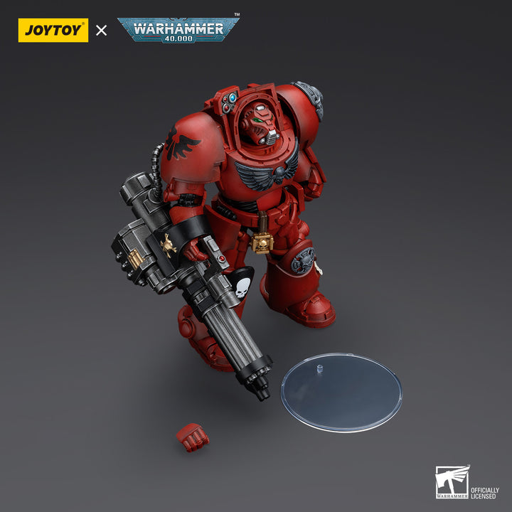 JOYTOY Warhammer 40K Blood Angels Terminator with Assault Cannon Action Figure