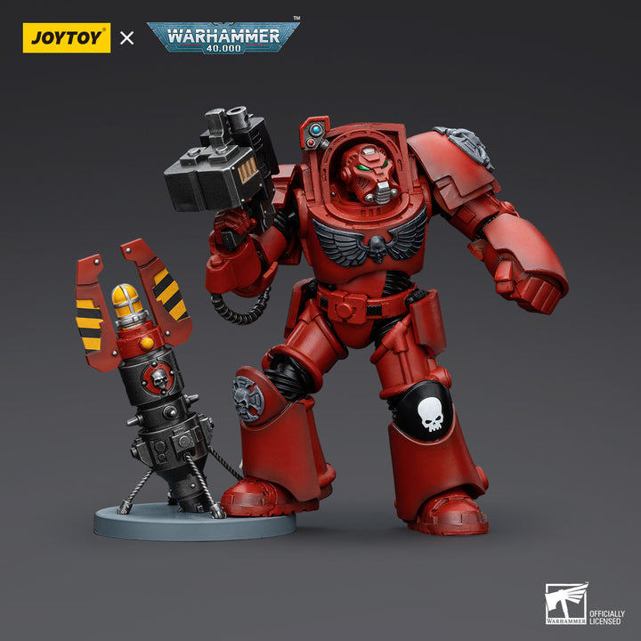 JOYTOY Warhammer 40K Blood Angels Terminator with Storm Bolter Action Figure