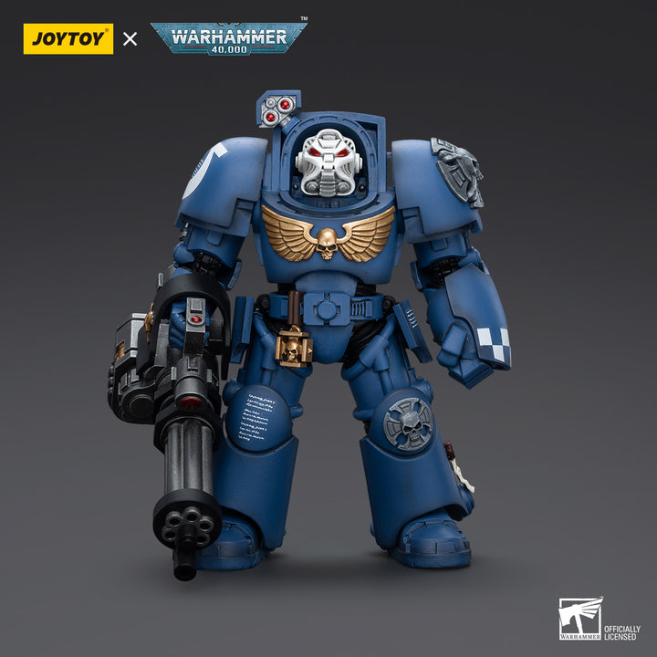 JOYTOY Warhammer 40K Ultramarines  Terminator with Assault Cannon action figure