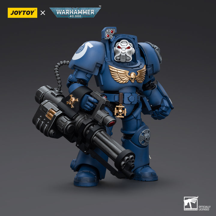 JOYTOY Warhammer 40K Ultramarines  Terminator with Assault Cannon action figure