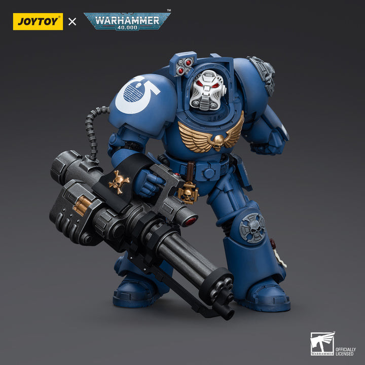 JOYTOY Warhammer 40K Ultramarines  Terminator with Assault Cannon action figure