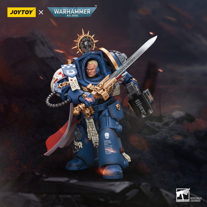 JOYTOY Warhammer 40K Ultramarines Terminator Captain Severus Agemman action figure