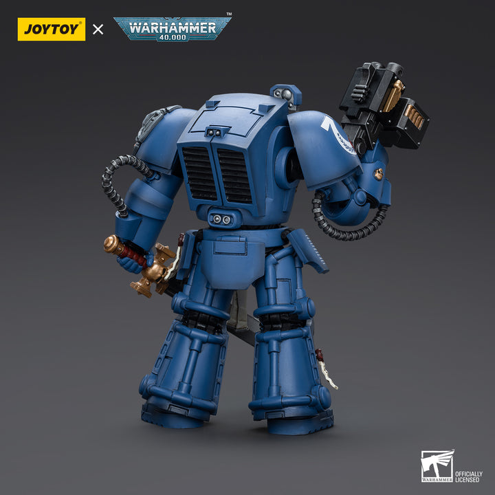 JOYTOY Warhammer 40K Ultramarines Terminator Sergeant with Power Sword and Teleport Homer action figure