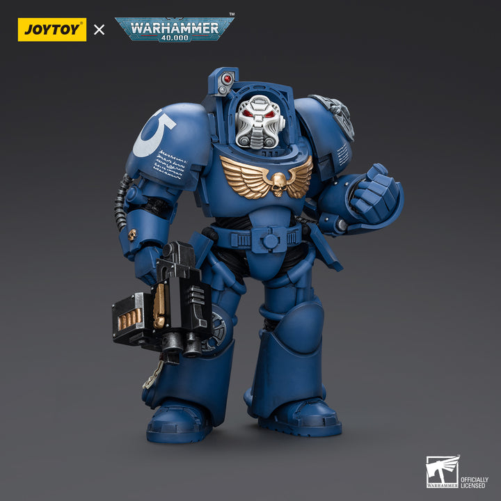 JOYTOY Warhammer 40K Ultramarines Terminator with Storm Bolter action figure