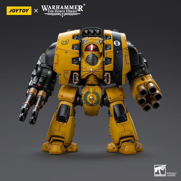 JOYTOY Warhammer Imperial Fists Leviathan Dreadnought with Cyclonic Melta Lance and Storm Cannon action figure