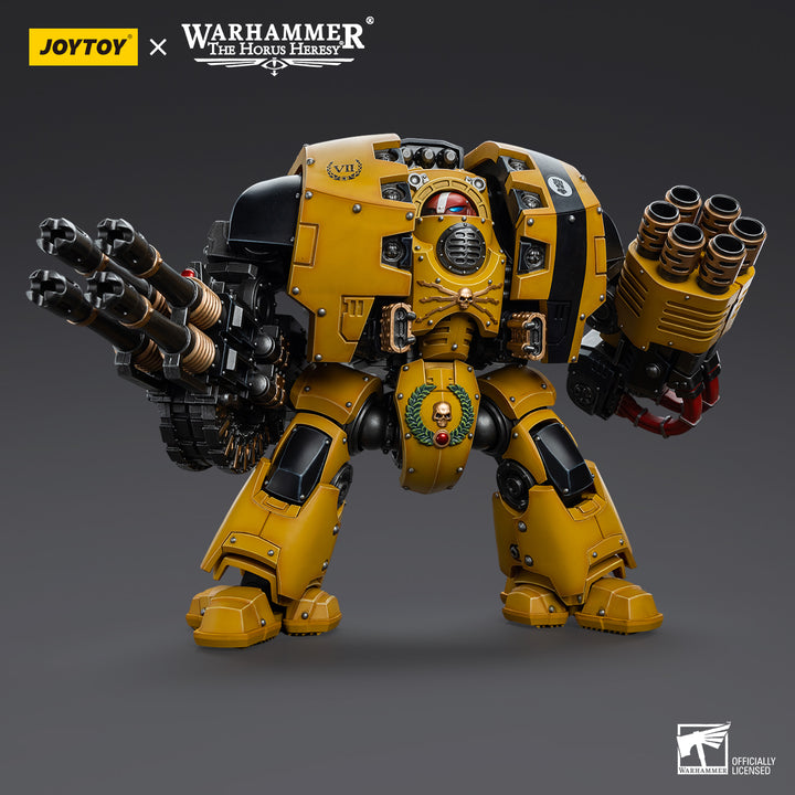 JOYTOY Warhammer Imperial Fists Leviathan Dreadnought with Cyclonic Melta Lance and Storm Cannon action figure