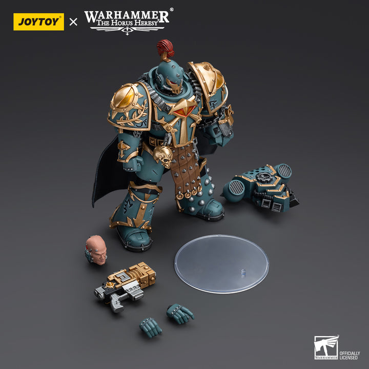 JOYTOY Warhammer Sons Of Horus Legion Praetor With Power Fist action figure