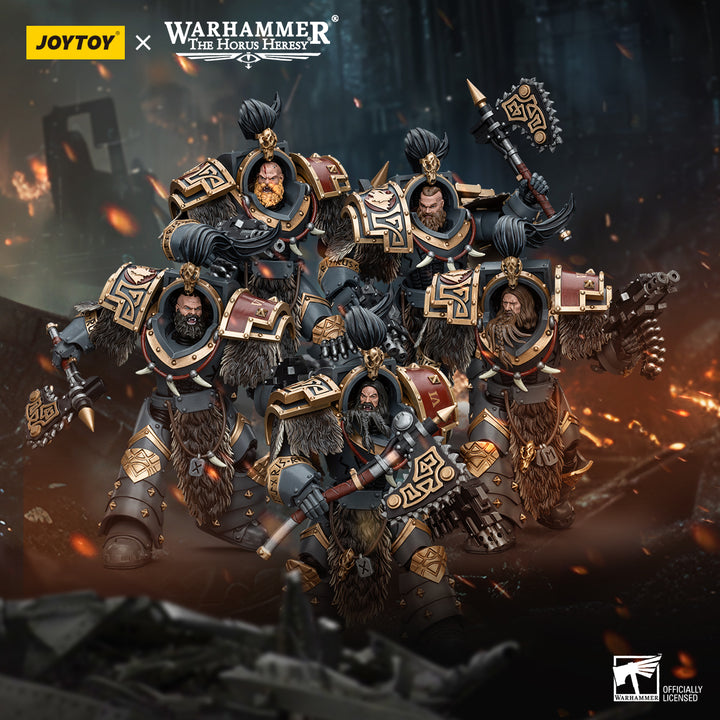 JoyToy Warhammer Space Wolves Varagyr Wolf Guard Squad action figures