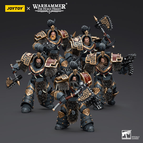 JoyToy Warhammer Space Wolves Varagyr Wolf Guard Squad