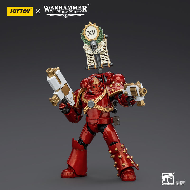 JoyToy Warhammer Thousand Sons Legion MKIV Tactical Squad Legionary with Legion Vexilla action figure