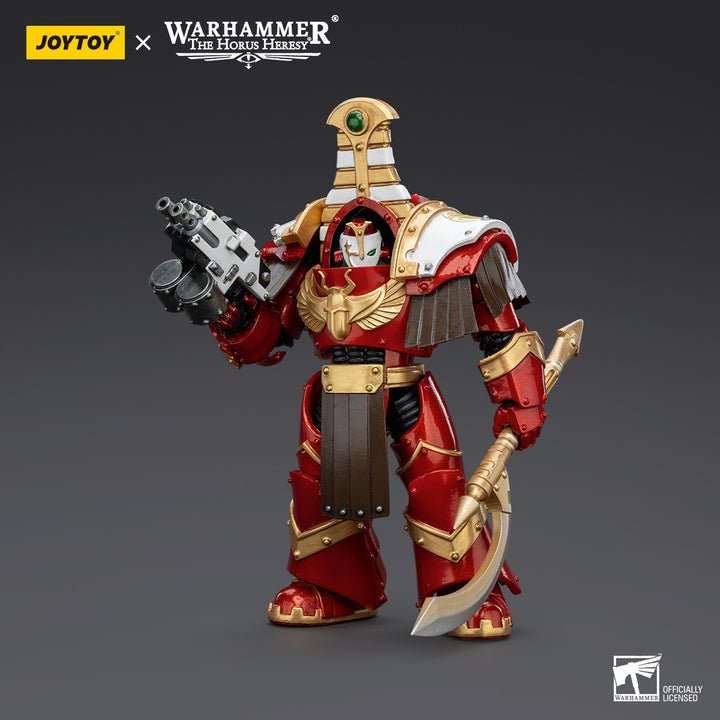 JoyToy Warhammer Thousand Sons Sekhmet Terminator Cabal  Sekhmet With Combi-Bolter And Achea Force Weapon action figure