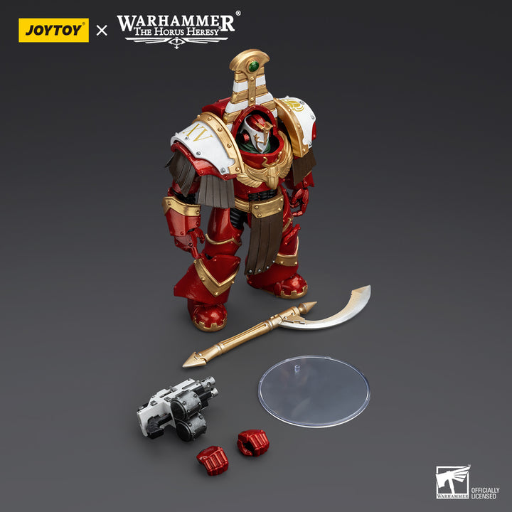 JoyToy Warhammer Thousand Sons Sekhmet Terminator Cabal  Sekhmet With Combi-Bolter And Achea Force Weapon action figure