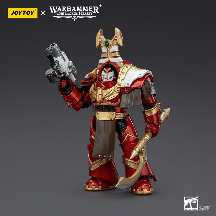 JoyToy Warhammer Thousand Sons Sekhmet Terminator Cabal  Sekhmet With Combi-Melta And Achea Force Weapon action figure