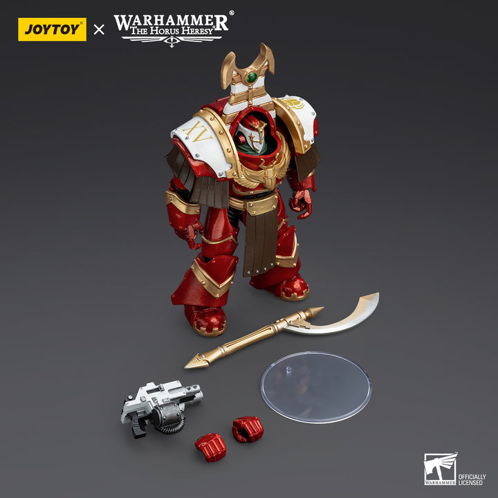 JoyToy Warhammer Thousand Sons Sekhmet Terminator Cabal  Sekhmet With Combi-Melta And Achea Force Weapon action figure