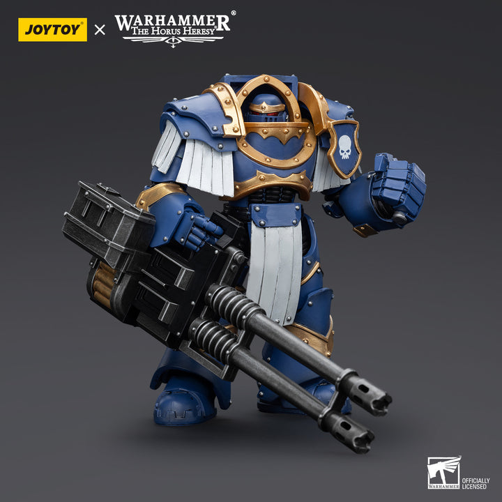 JoyToy Warhammer Ultramarines Cataphractii Terminator Squad Terminator with Reaper Autocannon action figure