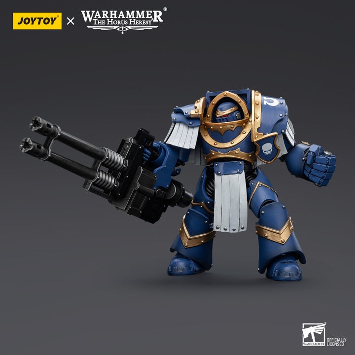 JoyToy Warhammer Ultramarines Cataphractii Terminator Squad Terminator with Reaper Autocannon action figure