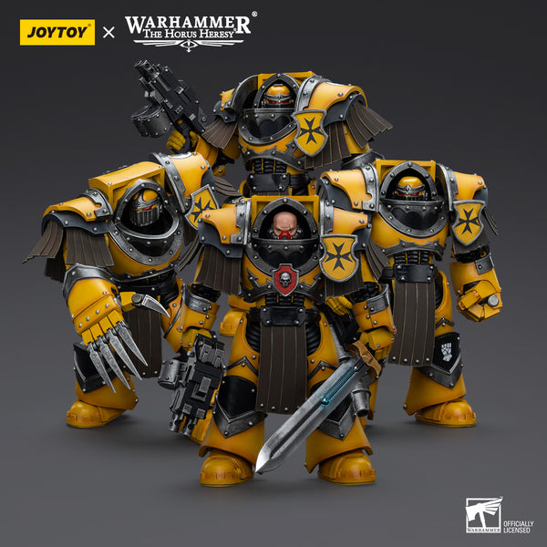 JoyToy 1/18 Warhammer Imperial Fists Légion Cataphractii Terminator Squad