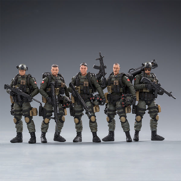 JoyToy 1/18 Figurines d'action Unité antiterroriste de l'armée PLA de 4 pouces 