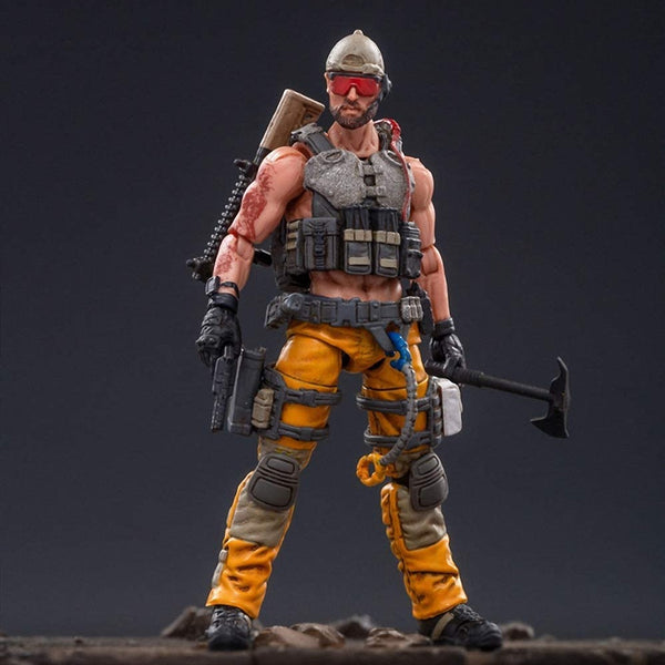 JoyToy 1/18 Figuras de acción de soldado Hunter de 4 pulgadas (amarillo)