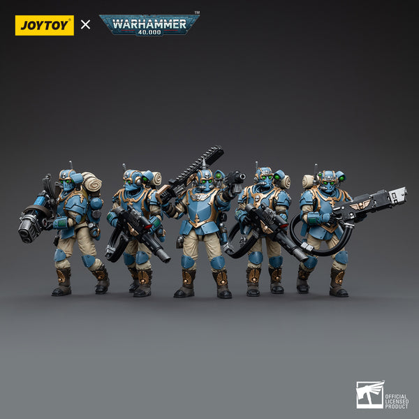 JoyToy 1/18 Warhammer 40K Astra Militarum Tempestus Scions Squad 55e Kappic Eagles