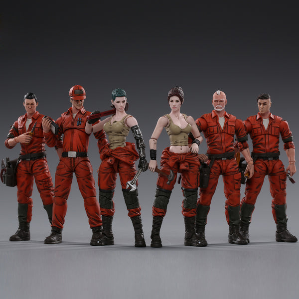 JoyToy 1/18 Actionfiguren 4-Zoll Mech Maitenance Team B