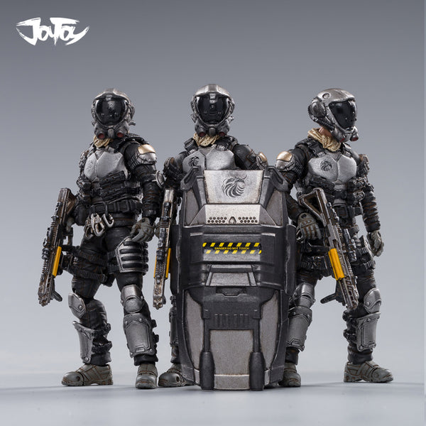 JoyToy 1/18 Actionfiguren 4-Zoll PLA8 Black Hawk Team