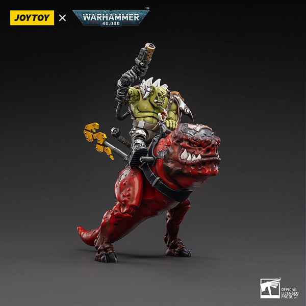 JoyToy 1/18 Warhammer 40K Orkos Squighog Nob en Smasha Squig